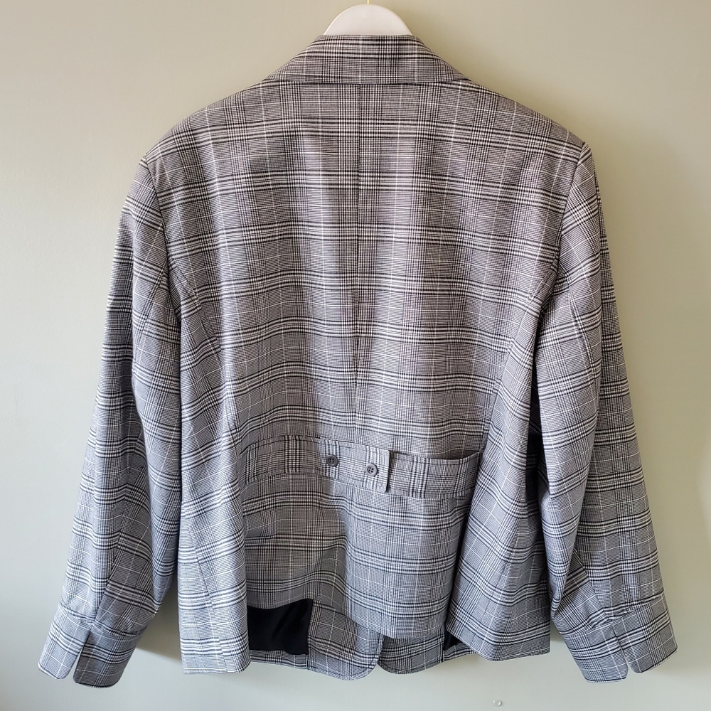Addition Elle 18 Old Money Modern Contemporary Preppy Double Breasted Blazer - Picture 7 of 14